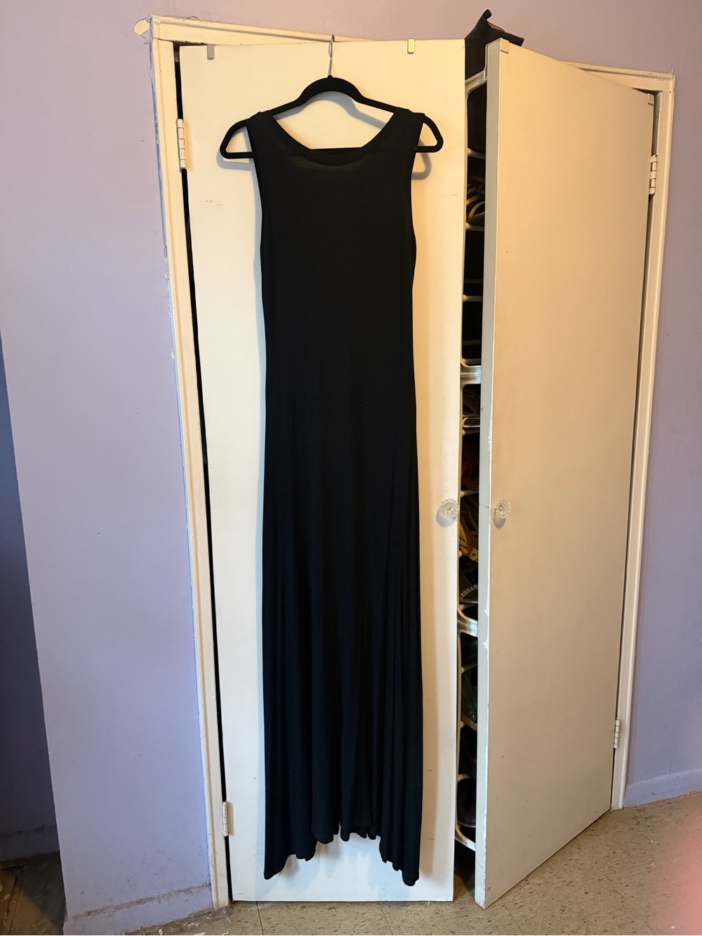 Scoop NYC Black Sleeveless Maxi Dress